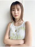 【SUN】切りっぱなしカジュアルスタイル yurika