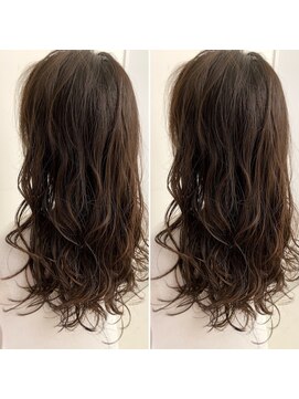 チョビー 銀座(chobii) チョビー銀座桜井デジタルパーマイルミナカラーグレージュ