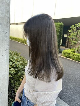 アクアオモテサンドウ(ACQUA omotesando) *ブリーチなしオリーブベージュ透明感オリーブグレージュカラー