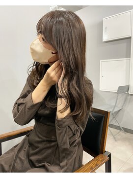 カミエ(kamie) ＊くすみブラウン 透明感 小顔バング 三宮美容室 神戸