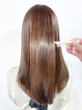 テラス(TERRACE) 【TERRACE】ミルクティーベージュ×髪質改善ストレート