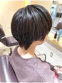 ショートカット☆マッシュパーマウルフスタイル
