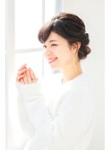 ゆるふわパーティーアレンジ♪アップヘア