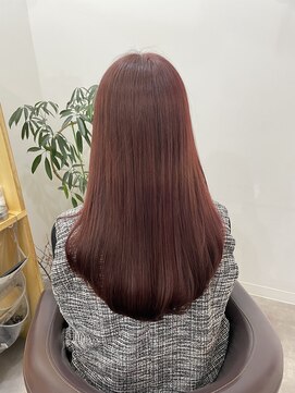 ラフ 原宿(L.a.a.g.f harajuku) チェリーブラウン レイヤーロング☆@原宿