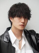 オーシャントーキョー 渋谷神南(OCEAN TOKYO)&nbsp;黒髪波巻きマッシュウルフ