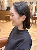 ◎ボブ/ロブ/切りっぱなし/前髪/顔周りカット/銀座一丁目