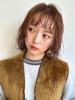 ノイカーム(noi Calm) 顔周りレイヤーカットグレージュカラーくびれボブショートカット