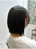 30cmばっさり!肩上ぷつんとボブ。