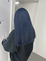 イロウ 山口どうもん店(IROW)&nbsp;ブリーチカラー / ネイビーブルー / ブルーカラー