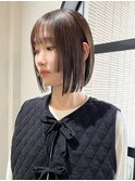 姫カットレイヤーボブショート中野グレージュイルミナ4181