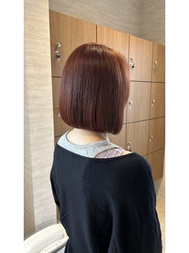 コンティバイミラートーク(CONTY by MIRROR TALK) ボブ/レッドオレンジカラー