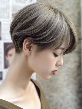 アルトリスト(Altruist Aging×HAIR&SPA) ★暗めカラーグランマッシュフェイスフレーミングデザインカラー