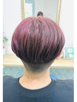 ミドル(MIDDLE) ハイライト/ハイトーンカラー/メンズカット