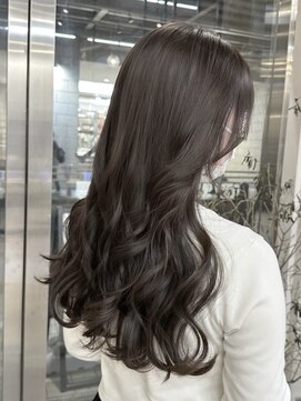 エレン 新百合ヶ丘店(ELEN) ダブルイルミナカラーで透明感抜群のオリーブブラウン