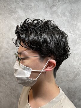 アリ 葛西店(ALi) パーマ アップバング メンズカット/葛西メンズ/葛西ヘッドスパ