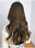 くびれヘア美髪韓国ヘア顔周りレイヤーロング_ba491131