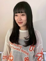 ユニバイリサ 天神大名店(uni by risa)&nbsp;前髪カット レイヤーカット ローレイヤー 顔周りカット 艶髪