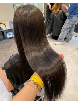 ダブル(W) 艶髪/髪質改善/カラーエステ/ダークモカ