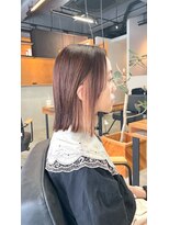 ノート(note)&nbsp;インナーカラー×切りっぱなしボブ