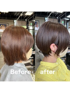 バグジー 黒崎(BAGZY) 白髪ぼかし「ワダカラー」