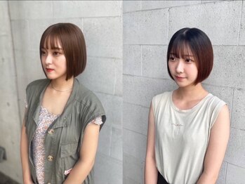 コロレ(COLORE)の写真/女性らしさを感じる丸みショートが人気♪骨格やクセに合わせたカットで、伸びても扱いやすいスタイルに◎