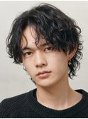 仙台センターパートウルフ波巻きツイストスパイラル刈り上げ30代