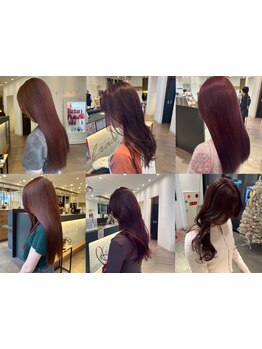 ブリーチを使ったハイトーンで流行りのカラーをオススメします☆デザインカラーでトレンドスタイルに☆