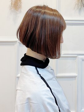 リコント(Re:cont) アイロン・ブラシ未使用!ハンドドライのみで完成した大人ボブ◎