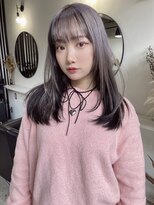 ラ キング(LA KING)&nbsp;黒髪/クラゲヘアー/オリーブグレー/小顔/ココアベージュ/栄