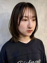 シエカ(CIECA.)&nbsp;小顔/オリーブグレー/ココアベージュ/黒髪/レイヤー