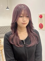 ラヴィズム 長岡店(LUVISM) 韓国/顔周りレイヤー/ダブルカラー/ベージュ/前髪新潟長岡宮関