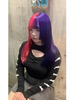 アールイーバイインク 渋谷(Re. by INK.)&nbsp;ウルフカット/ハイトーン/ミディアムウルフ/ハッシュカット