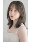 夏髪!似合わせミディアムレイヤーカット大人ガーリースタイル