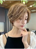 ＜30.40.50代＞大人似合わせショートx透明感カラー