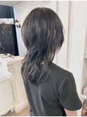 福山美容室caary個性派ロングウルフ髪質改善骨格補正10代20代