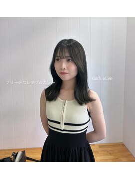 ビューバイネオリーブ 用賀店(Beau'r by neolive) ミルクティーブロンドデジタルパーマワンホンレイヤー［用賀］