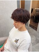 ピンクブラウンショート