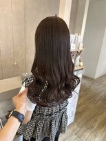 ジュエ ヘアー デザイン(Jue hair design)&nbsp;秋先取り!マロンブラウン/ワンカラー/ゆる巻き/知立