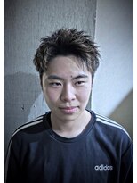 ロックス バイ マグ 松本(rocks BY MAG)&nbsp;20代30代メンズツイスパショート×ブラウン