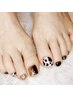 秋冬フットネイルクーポン