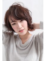 イソラブル(ISOLA-blu) 【ゆるふわキュート】アッシュブラウン×ゆるカールショート