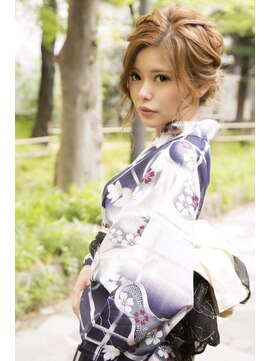プログレスプラス この夏の浴衣美人は貴女!【浴衣ヘアアレンジ×着付け】¥4500