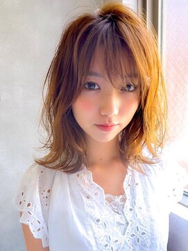 アグ ヘアー ピリカ 千歳店(Agu hair pirca) 《Agu hair》軽さが決め手くびれミディ