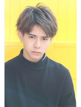 クーエフー(coo et fuu) アップバングで爽やかかきあげショート センターパート メンズ