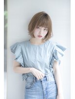 アフロディーテ ギンザ 秋葉原店(APHRODITE GINZA)&nbsp;グレージュカラー/黒髪/ボブウルフ/ココアベージュ/秋葉原