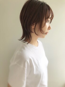 エル セルカ 高田馬場(el CERCA) [高田馬場新宿池袋]ショートプチウルフ×透けるブラウン