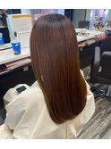 まとまり髪☆大人可愛いシルキーストレートロング　20代30代40代