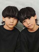 オーシャントーキョー ホワイト 原宿(OCEAN TOKYO WHITE)&nbsp;キッズカット/メンズマッシュ/メンズウルフ/マッシュウルフ/双子