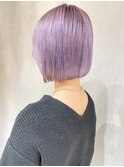 ラベンダーミニボブ_チェリーブラウンフェミニンロング_ba387361