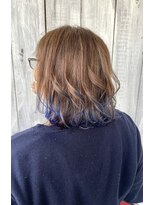 エスハートオブヘアー 植田店(ES Heart of HAIR)&nbsp;【ES伊藤】ウィンタースタイルNo.58アッシュブルー